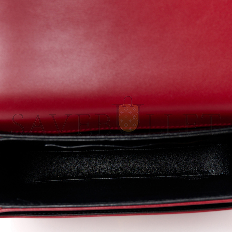 YSL SOLFERINO MEDIUM SATCHEL IN BOX SAINT LAURENT 6343050SX0W6008 (23*16*6cm)